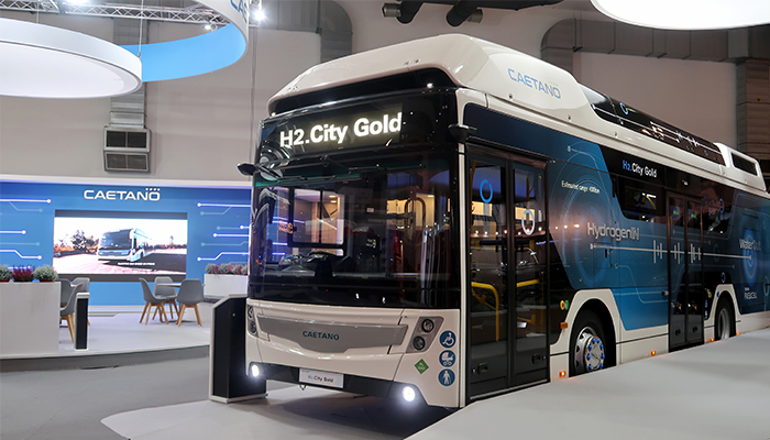 Here Is H2 City Gold The New Caetano Hydrogen Powered Bus Caetanobus