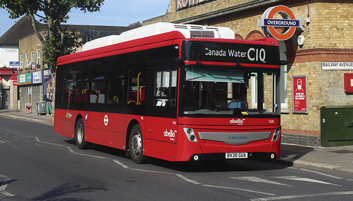 Caetano electric buses are now running in London